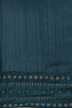 Dark Green Art Silk  Dupatta image number 1